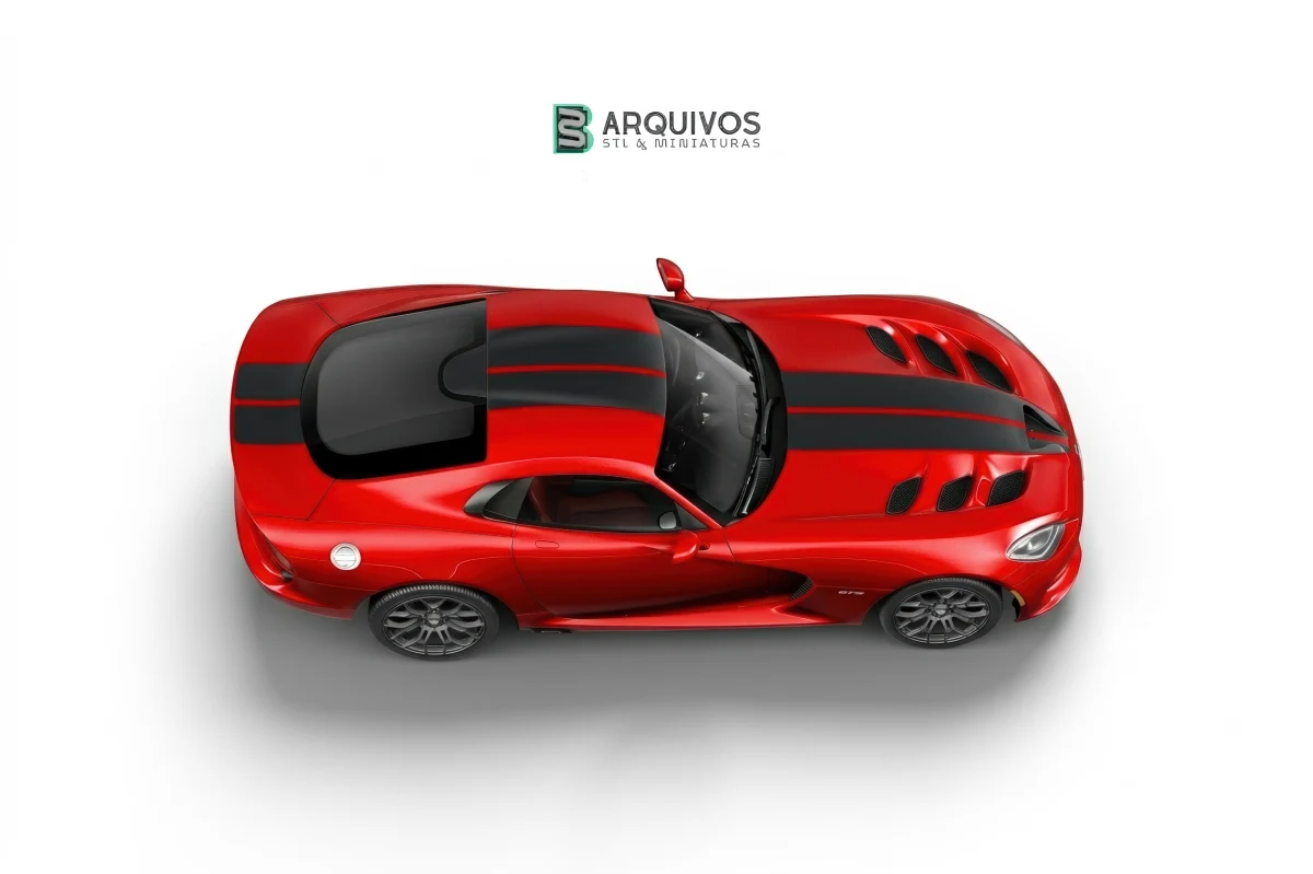 Modelo 3D STL - Dodge SRT Viper 2013 — foto 3